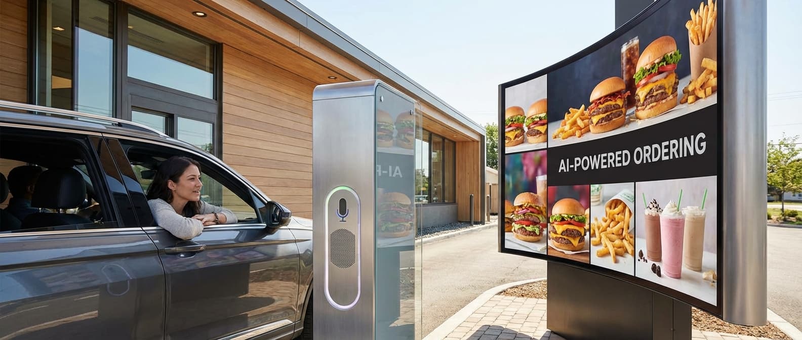 AIドライブスルー ドライブスルー自動注文 - Step 01